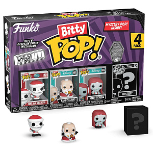 

Фигурка Funko Bitty POP Disney TNBC S4 - Santa Jack / Sandy Claws / Sally / Mystery (1 of 4) (4PK) (73022)