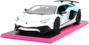 Коллекционная модель машинки Lamborghini Aventador SV Pink Slips 1:24, металлическая (Jada 35536)