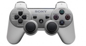 PS 3 Геймпад беспроводной Sony Dual Shock Silver (Не оригинал)