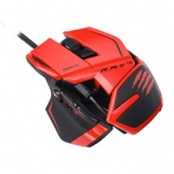 Mad Catz R.A.T. TE Gaming Mouse for PC and Mac Red USB