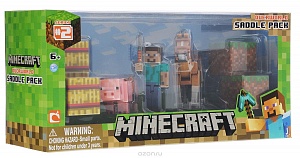 

Фигурка Minecraft Saddle Pack Набор фигурок с аксессуарами