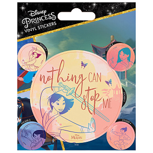 

Набор наклеек Disney: Mulan Classic – Nothing Can Stop Me (5 шт) (PS7446)