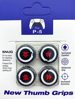 Накладки на стики для геймпада PS5 (Ghost of Tsushima) (4 штуки в упаковке) - фото 1