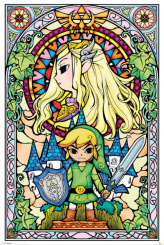 Постер Maxi Pyramid Nintendo – The Legend Of Zelda (Stained Glass) (PP33735)