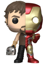 Фигурка Funko POP Marvel: Infinity Saga – Split Tony Stark / Iron Man Exclusive Bobble-Head (1569) (88520) (9,5 см)