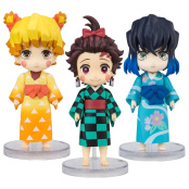 Набор фигурок Banpresto Figuarts Mini Demon Slayer: Kimetsu no Yaiba – Tanjiro / Inosuke/ Zenitsu - Yukaku Hen (2639677)
