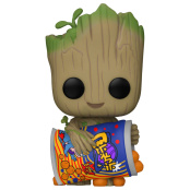 Фигурка Funko POP Marvel: I Am Groot - Groot With Cheese Puffs (FL) (Exc) (1196) (71821)