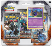 Pokemon Sun & Moon «Burning Shadows». Набор «3 бустера + Промо-карта Cosmog + Монета»