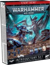 Warhammer 40 000 (Вархаммер 40 000): миниатюры Тиранидов (Tyranids) и Космодесанта (Space Marines) – ознакомительный набор, арт. 40-04