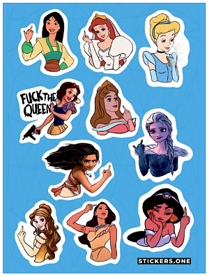 

Стикерпак Princess Disney