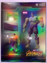 Сборная фигурка FondJoy Avengers: Infinity War – Hulk 1/12 Scale Plastic Model Kit (05) с аксессуарами (18 см)