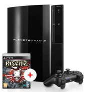 PlayStation 3 80 GB + игра Risen 2. Dark Waters (B)