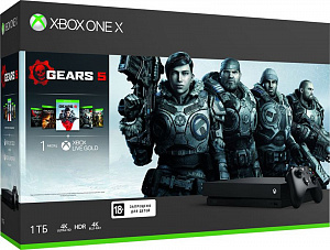 

Игровая консоль Xbox One X 1 ТБ + игра Gears 5