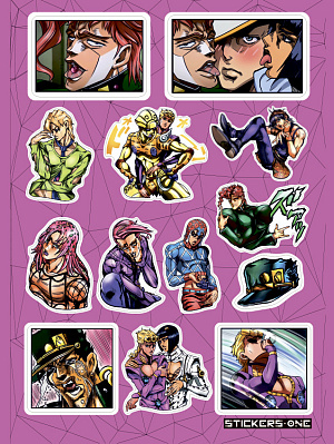 

Стикерпак StickersOne: JoJo