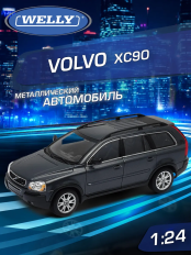 Машинка Welly: Volvo XC90 / Вольво ХС90, детская металлическая 1:24 (V18DGY-027)
