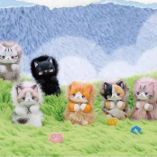 Фигурка Bobocat Golden Fruit Cat / Золотой фрукто-кот Blind Box Figure (30053) (1 случайная фигурка)