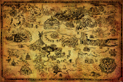 Постер Maxi Pyramid – The Legend Of Zelda (Hyrule Map) (61 x 91 см)