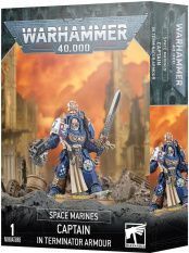 Warhammer 40 000 (Вархаммер 40 000): миниатюра Космодесанта (Space Marines) – Капитан в гравис-броне (Captain in Gravis Armour), арт. 48-70