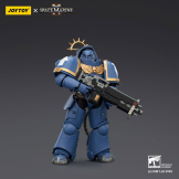 Фигурка Warhammer 40 000 (Вархаммер 40 000) – Game Edition, Ультрамарины (Ultramarines), Тяжёлый Интерсессор с тяжёлым болтером и болт-пистолетом (JT03639)