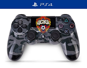 

Кастомизированный беспроводной контроллер Dualshock 4 "ЦСКА Black Camo"