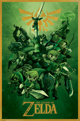 Постер Maxi Pyramid – Nintendo: The Legend Of Zelda (Link) (61 x 91 см)