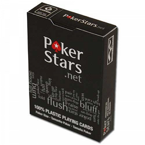 

Пластиковые карты Pokerstars (54 шт.) (черные) (63 x 88 мм.)
