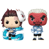 Фигурка Funko POP Animation: Demon Slayer - Tanjiro Kamado & Sakonji Urokodaki SDCC23 (Exc) 2PK (70861)