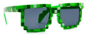 Очки пиксельные (зеленые)