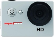 Экшн камера Smarterra B2 720P@30fps, 1,5" дисплей, угол обзора 120 (серебристый)