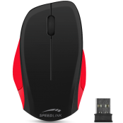 Мышь Speedlink LEDGY Mouse - wireless, black-red