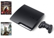 Playstation 3 160Gb + Assassin's Creed III + Dante's Inferno (GameReplay)