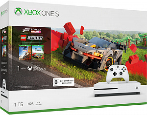 Игровая консоль Xbox One S 1 TB + Forza Horizon 4 + Forza Horizon 4: LEGO Speed Champions Microsoft