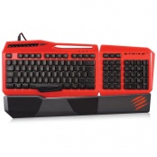 PC Клавиатура Mad Catz S.T.R.I.K.E.3 игровая RUS Red + подарок от "World of Tanks"