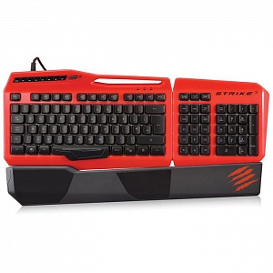 

PC Клавиатура Mad Catz S.T.R.I.K.E.3 игровая RUS Red + подарок от "World of Tanks"