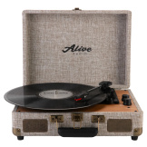 Виниловый проигрыватель Alive Audio: Glam The Canvas Edition – Shadow [с Bluetooth] (GLM-02-SH)