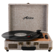 Виниловый проигрыватель Alive Audio: Glam The Canvas Edition – Shadow [с Bluetooth] (GLM-02-SH)