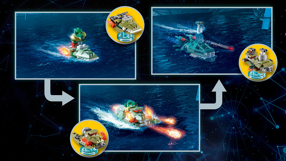 LEGO Dimensions Fun Pack Lego Legend of Chima Cragger Swamp Skimmer