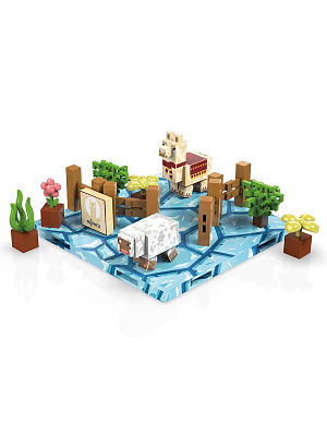 

Конструктор магнитный Minecraft: Alpaca Park (69 деталей) (MC17305)