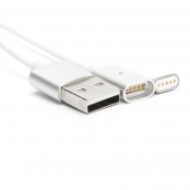 Магнитный USB кабель Smartterra QuickJack 2.0 для устройств с USB разъемом microUSB (PVC,белый)