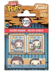 Набор Funko Bitty POP: Demon Slayer – Tanjiro Kamado & Nezuko Kamado 2 шт. (93996) (2,3 см)