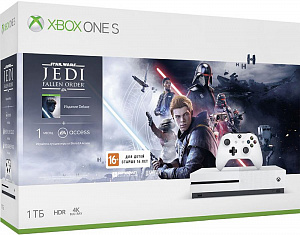 

Игровая консоль Xbox One S 1 TB + игра Звёздные Войны – Джедаи: Павший Орден