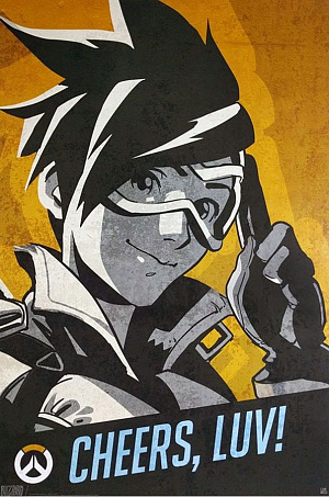 

Постер ABYstyle Overwatch – Tracer Cheers Luv Poster (91.5x61) (ABYDCO443)