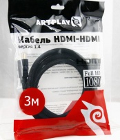PS 3 Кабель HDMI Artplays 3 м (ver. 1.4) в защитной оплетке