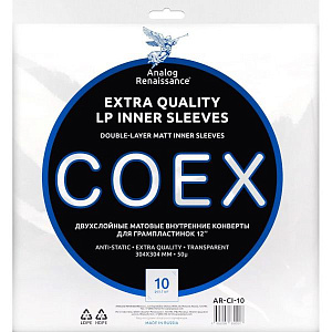 

Конверты внутренние COEX для грампластинок 12" (10 шт)
