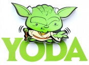 Пробивной мини 3D светильник StarWars -Yoda 