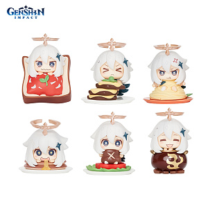 

Набор фигурок Paimon Delicacies - Blind Box Series Full 6-Pack (6974096536047)