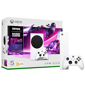 Игровая консоль Xbox Series S 512GB (RRS-00011) + игра Fortnite + игра Rocket League (RRS-00035) Microsoft