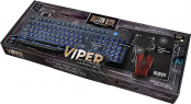 Игровой набор QUMO Viper K29/M29, K29 проводная, 104 клавиш, подсветка 3 цвета, мышь проводная