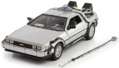 Машинка Back to the Future - Delorean (масштаб 1:24) (124434) (реплика)