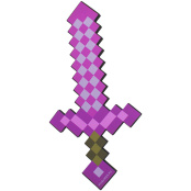 Зачарованный пиксельный меч 8Бит (фиолетовый) (45 см.)